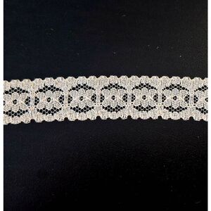 Lace, Vintage Ecru 1" wide x 3 yds Galloon
